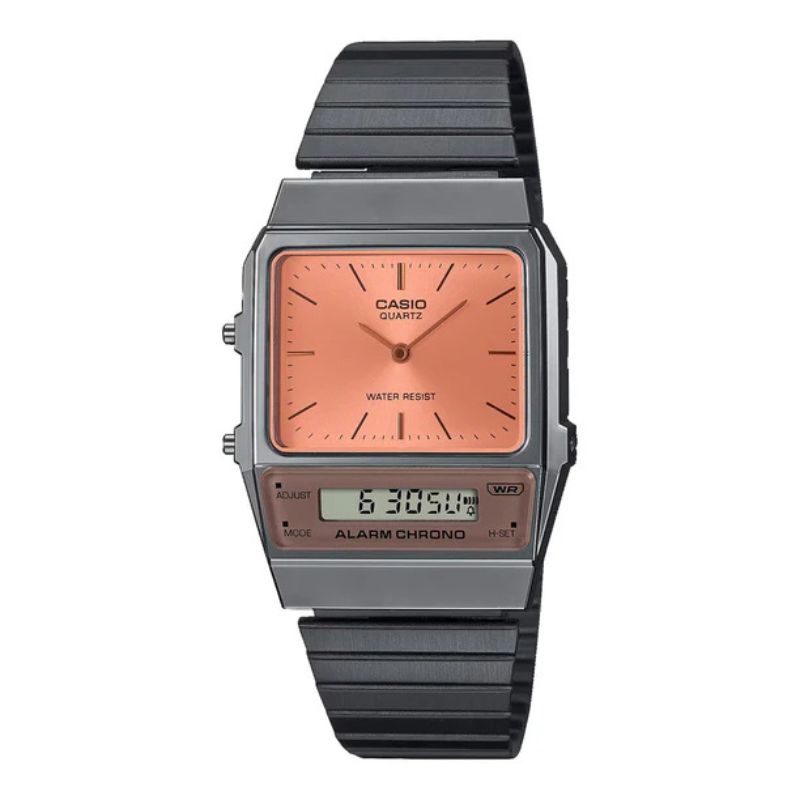RELOJ CASIO VINTAGE AQ-800ECGG-4ADF ANALOGO DIGITAL - 1