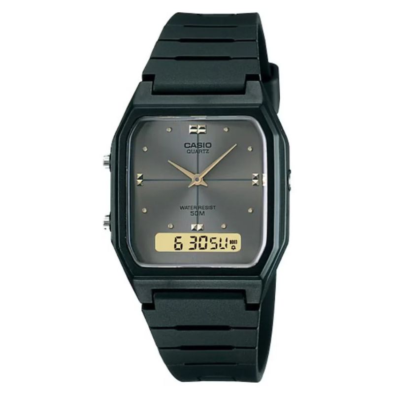 RELOJ CASIO AW-48HE-8AV UNISEX ANALOGO DIGITAL - 1