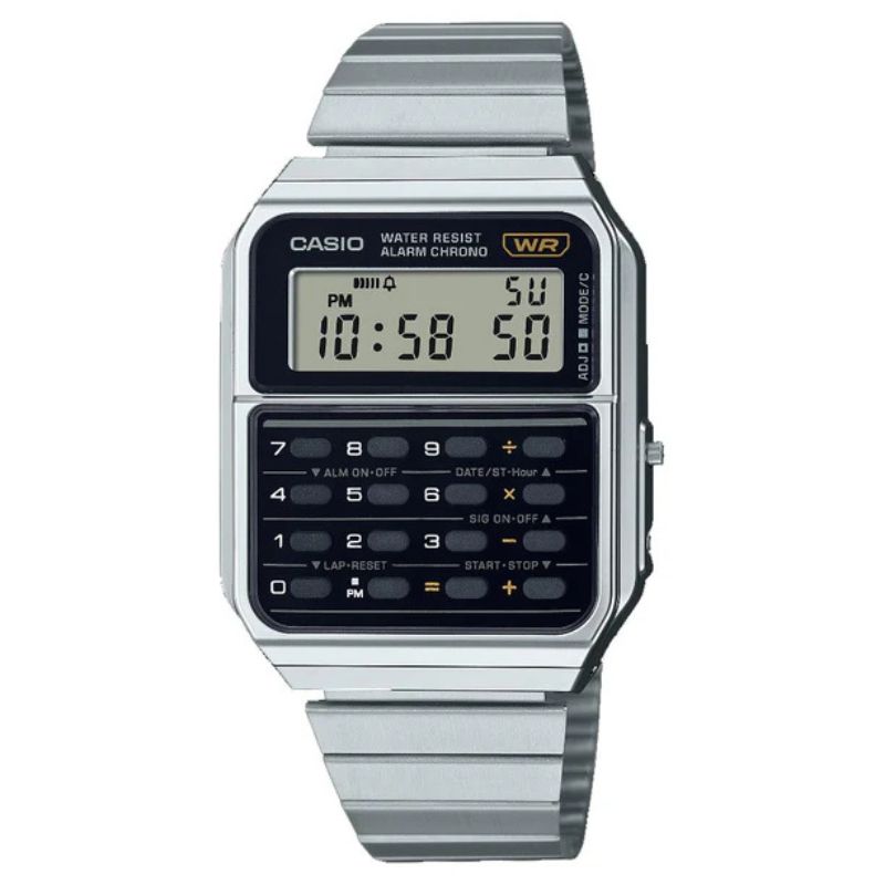 RELOJ CALCULADORA CASIO UNISEX CA-500WE-1A - 1