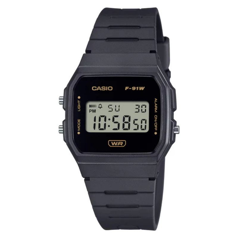 RELOJ CASIO UNISEX F-91WB-8A BIO RESINA - 1