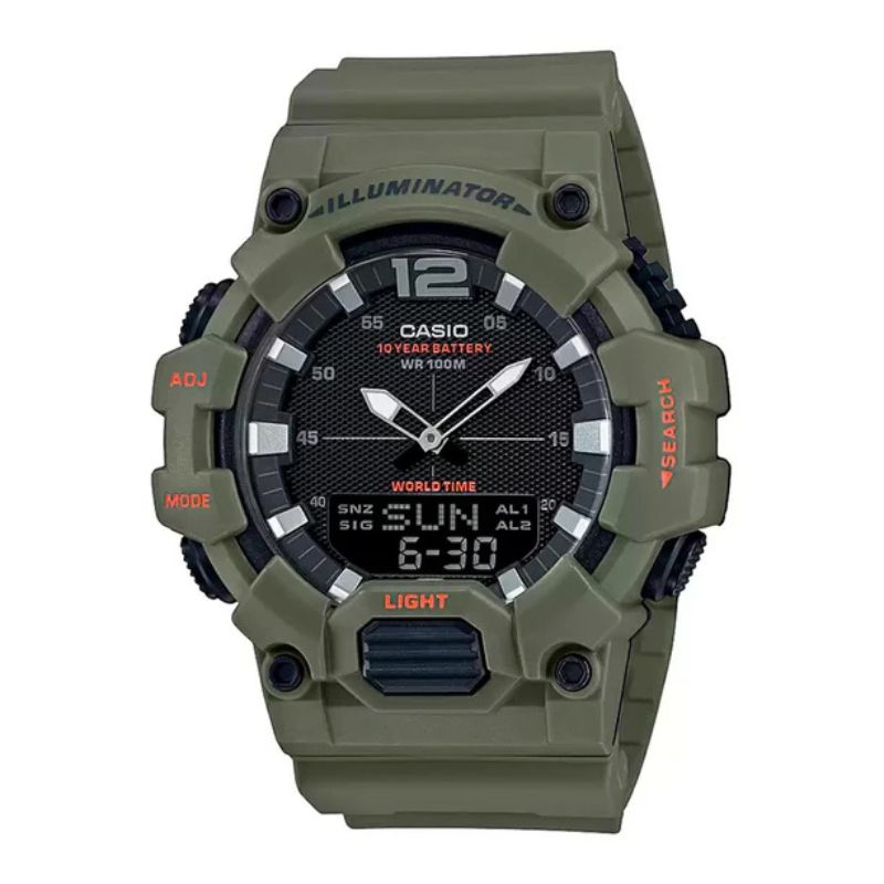 RELOJ CASIO ANALOGO DIGITAL HOMBRE HDC-700-3A2VDF - 1