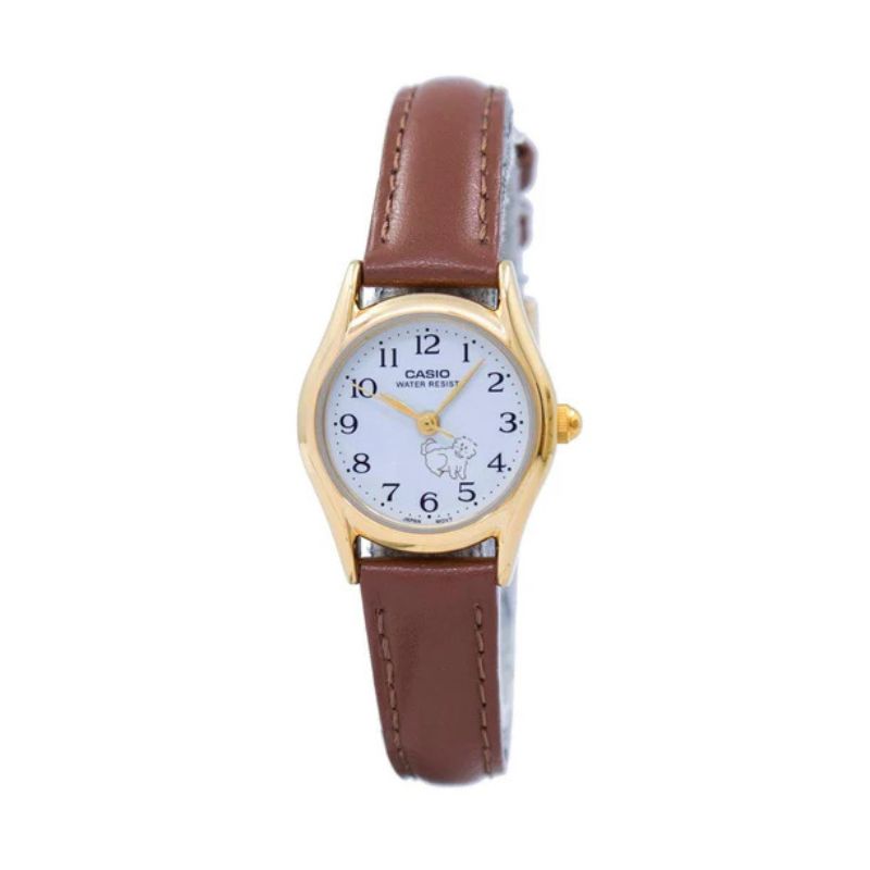 RELOJ CASIO MUJER ANALOGO LTP-1094Q-7B7 PERRITO - 1