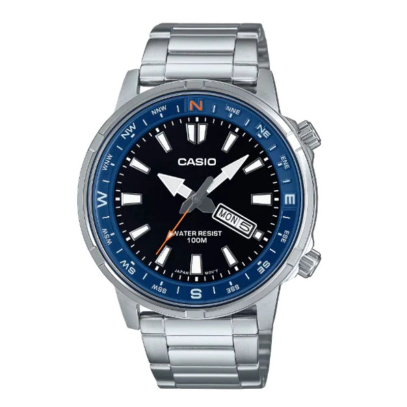 RELOJ CASIO HOMBRE MTD-130D-1A2V COMPASS RING - 1