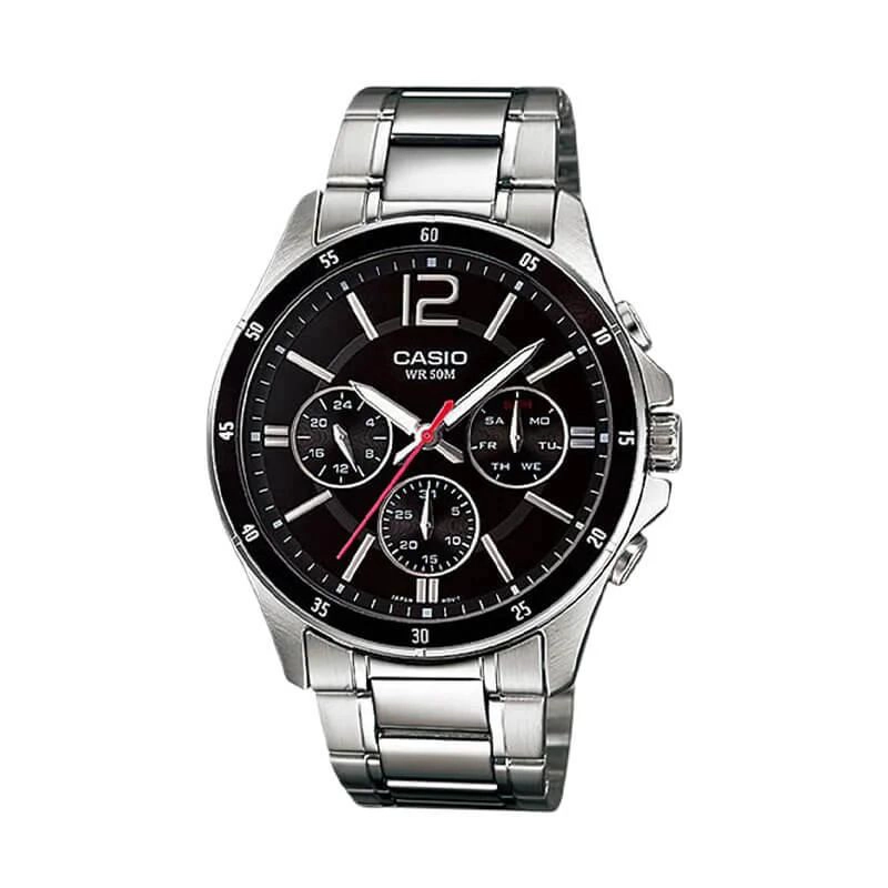RELOJ CASIO ANALOGO HOMBRE MTP-1374D-1AV - 1