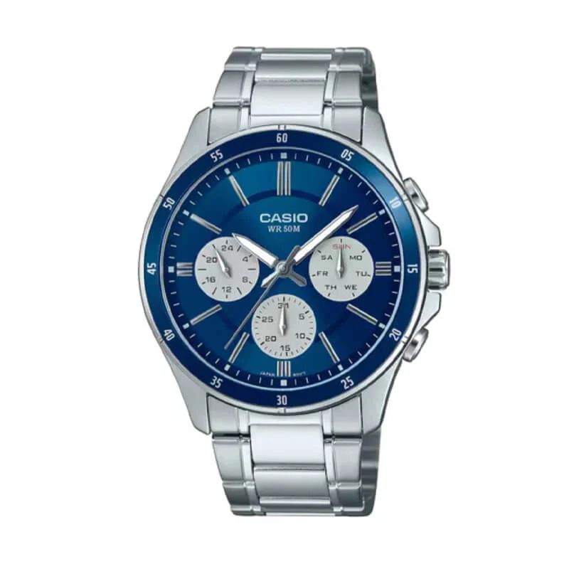 RELOJ ANALOGO CASIO HOMBRE MTP-1374D-2A3V - 1