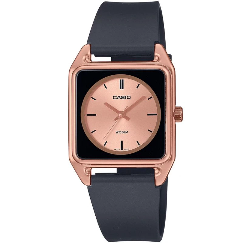 RELOJ CASIO VINTAGE UNISEX CUADRADO ROSE  MTP-B170-5EV - 1