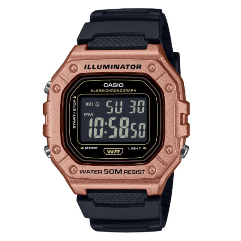 RELOJ CASIO UNISEX VINTAGE W-218HM-5BV - 1