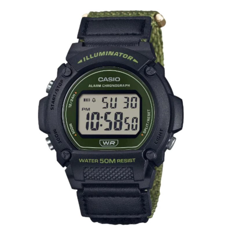 RELOJ CASIO HOMBRE VINTAGE W-219HB-3AVDF OUTDOOR VELCRO - 1