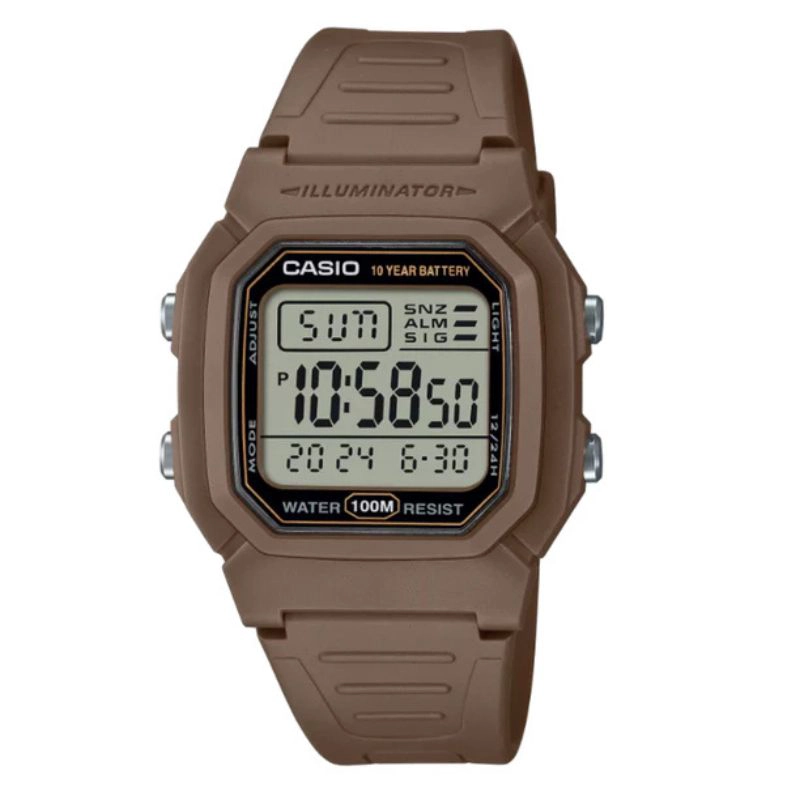 RELOJ CASIO HOMBRE VINTAGE W-800H-5AV - 1