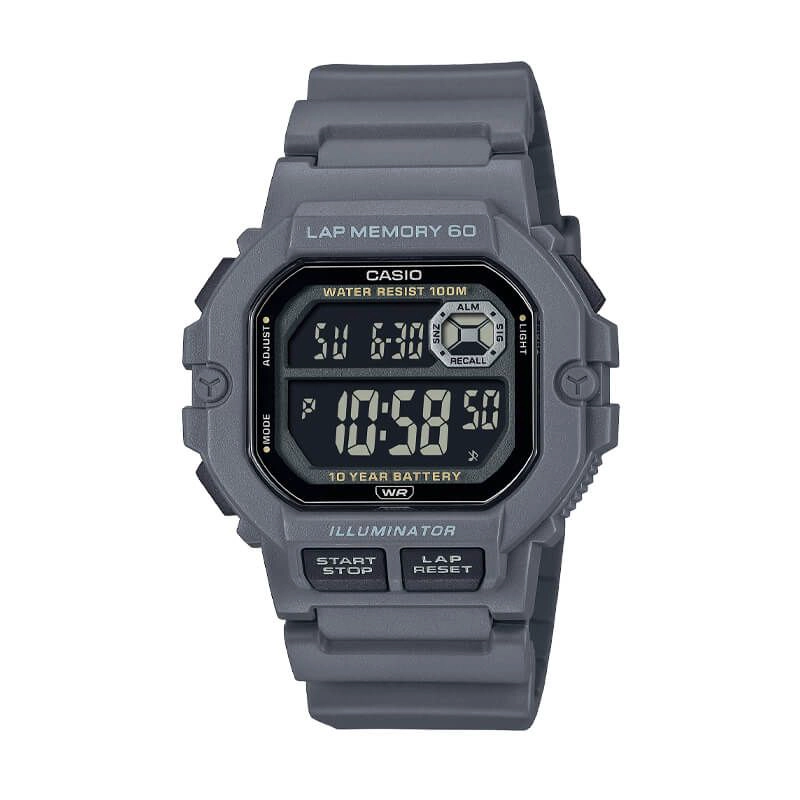 RELOJ CASIO VINTAGE WS-1400H-8BVDF LAP MEMORY 60 - 1