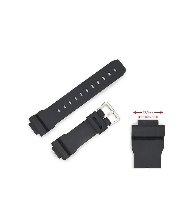 CORREA DILOY COMPATIBLE  CASIO  G-5600, GLX-5600, GW-M5600, GLS-5600, GW-5000 Y SERIES 6900 - 1