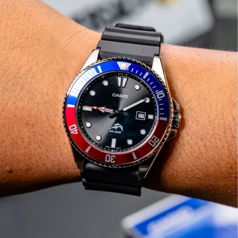 RELOJ CASIO BUCEO MARLIN DURO MDV-106B-1A2VCF PEPSI - 1