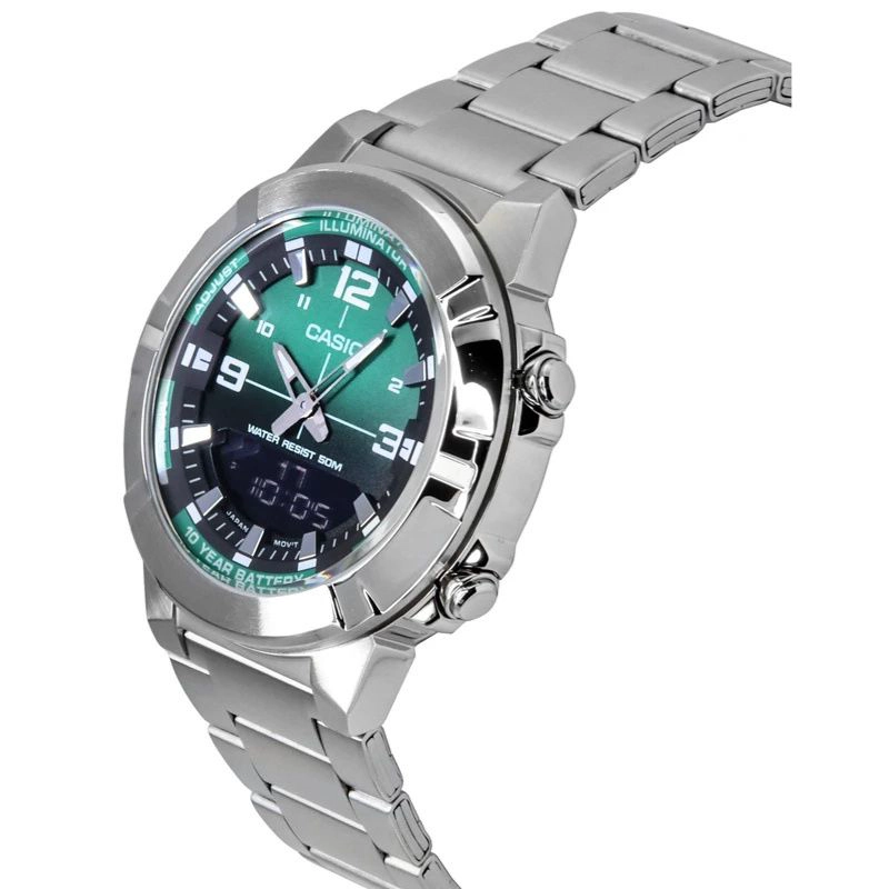 RELOJ DIGITAL-ANALOGO CASIO HOMBRE AMW-870DA-3AVDF - 1