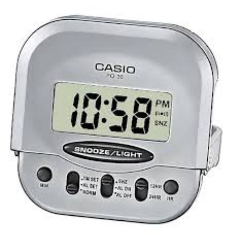 RELOJ DESPERTADOR CASIO UNISEX PQ-30-8D - 1