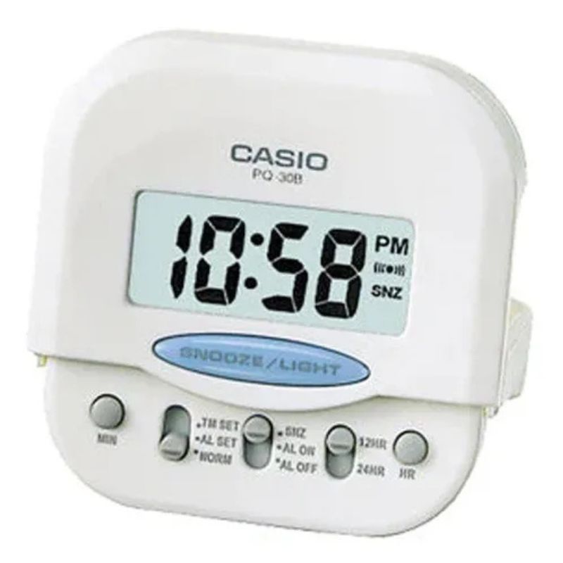 RELOJ DESPERTADOR CASIO UNISEX PQ-30B-7D - 1