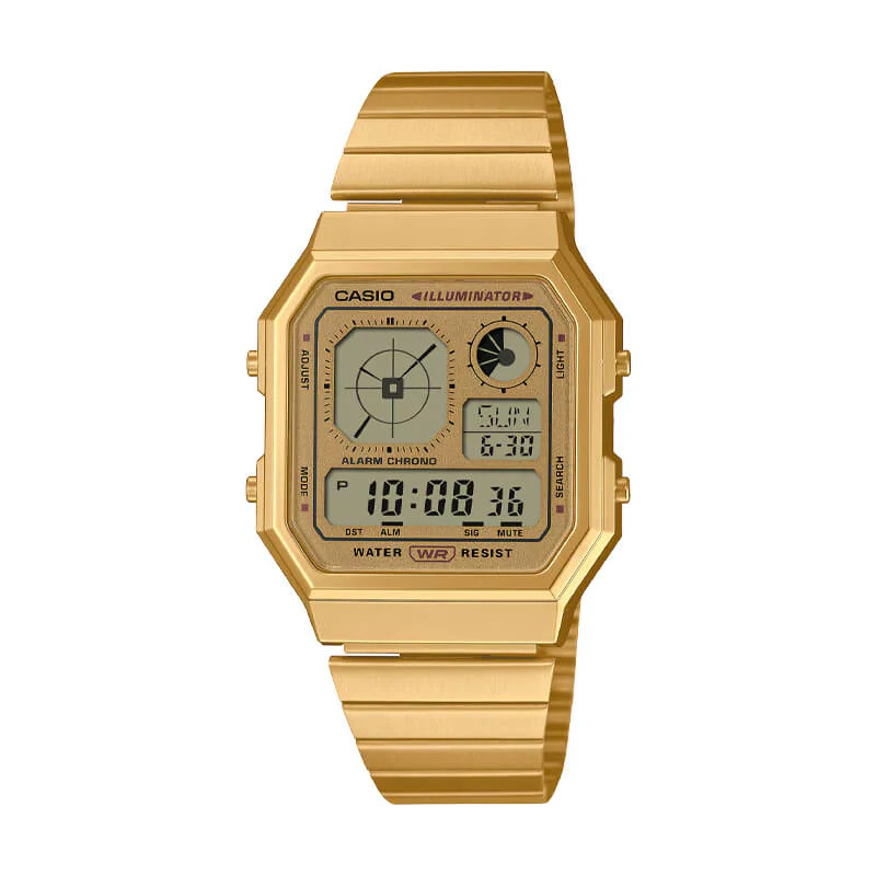 RELOJ DIGITAL CASIO UNISEX A130WEG-9A - 1