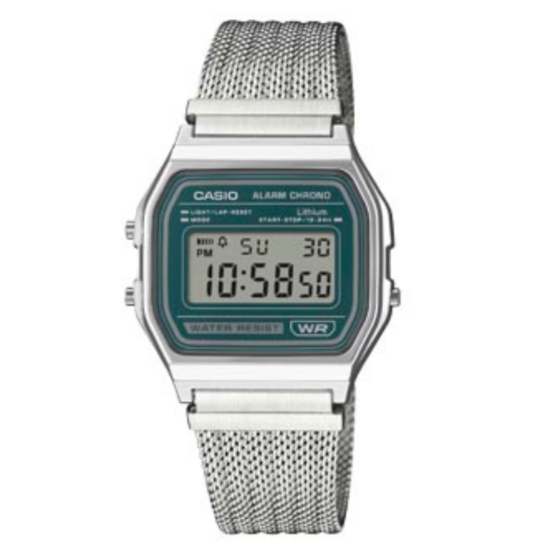 RELOJ CASIO A158WEM-3DF QUARTZ UNISEX - 1