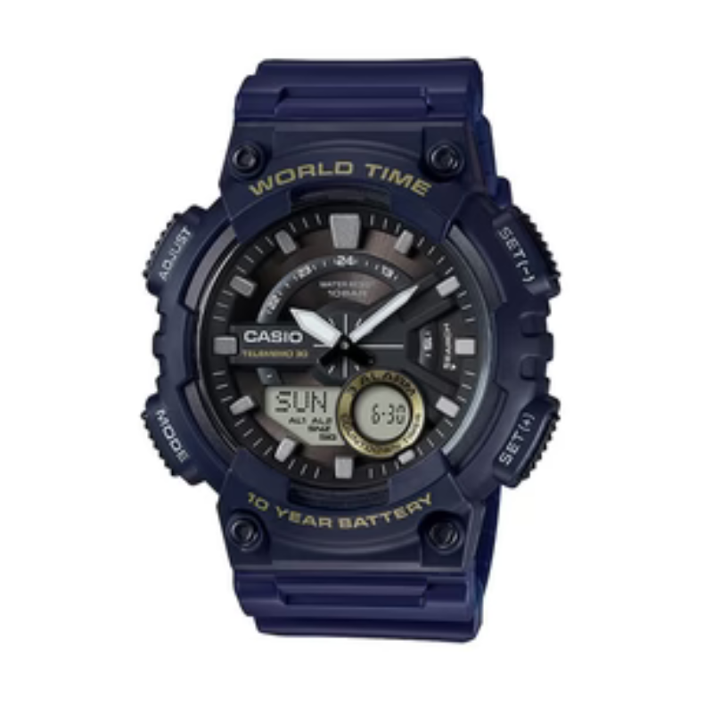 RELOJ ANALOGO DIGITAL CASIO HOMBRE AEQ-110W-2AVDF - 1