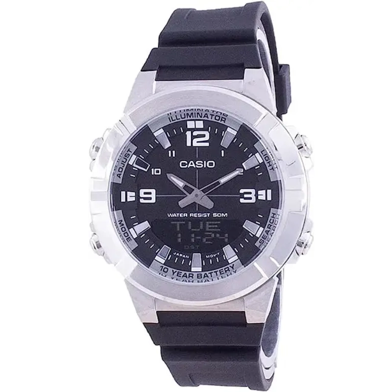 RELOJ DIGITAL-ANALOGO CASIO HOMBRE AMW-870-1A - 1