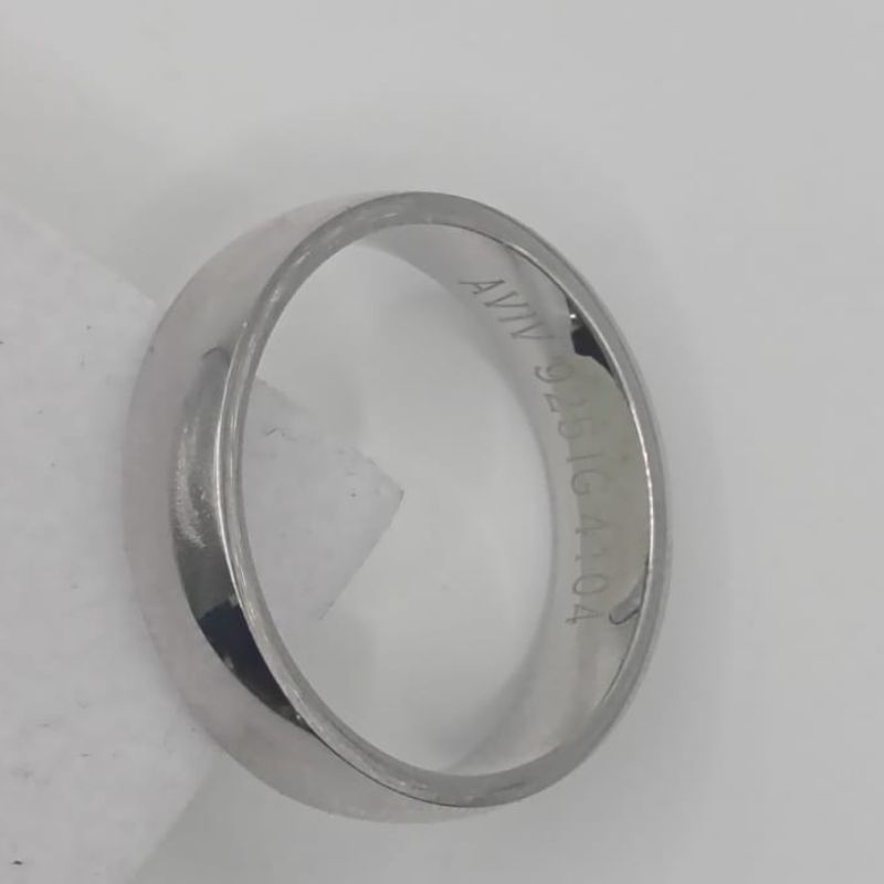 IG 4104 ARGOLLA PLATA RODIO UNISEX - 1