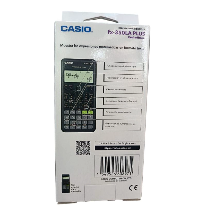 CALCULADORA CIENTIFICA FX-350LA PLUS-EDICION 2 -CASIO - 3