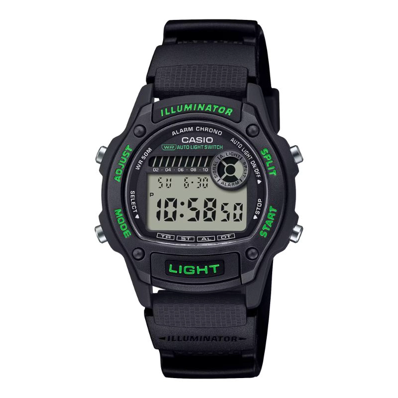 RELOJ DIGITAL CASIO HOMBRE W-220H-1A3VDF - 1