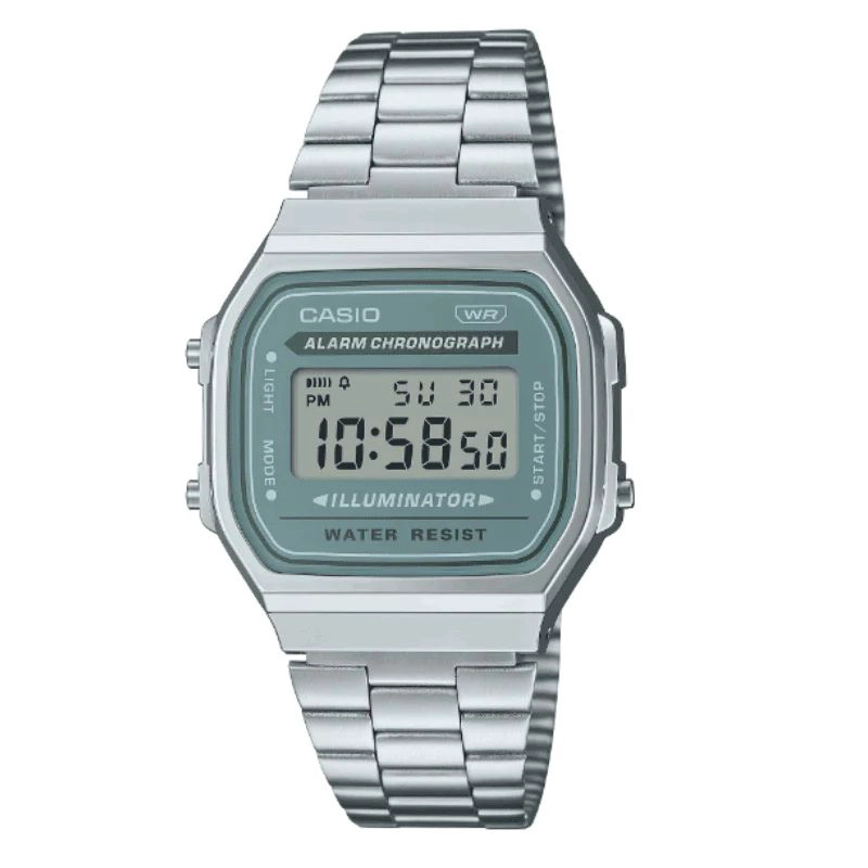 RELOJ DIGITAL CASIO UNISEX A-168WA-3AY - 1