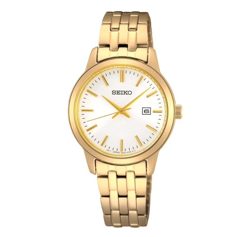 RELOJ SEIKO MUJER DORADO SUR412P1 - 1
