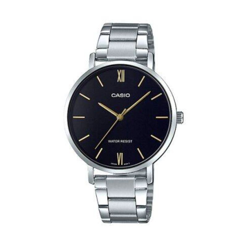RELOJ CASIO MUJER ANALOGO MINIMALISTA PLATEADO LTP-VT01D-1B - 1