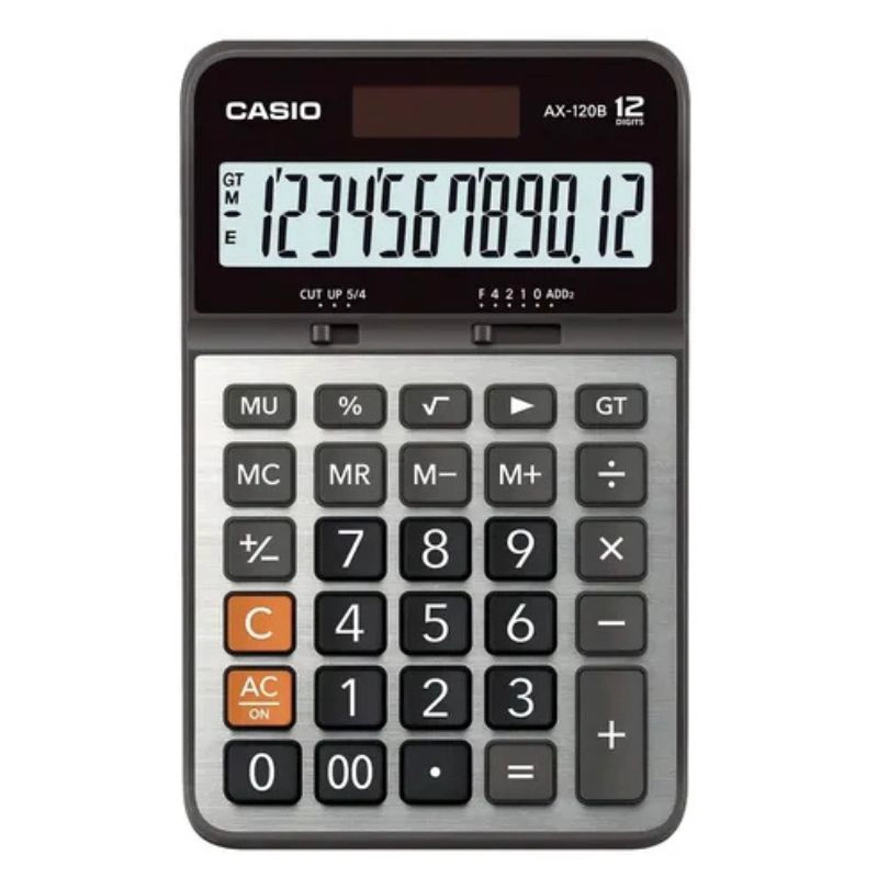 CALCULADORA DE ESCRITORIO AX-120B -CASIO - 1