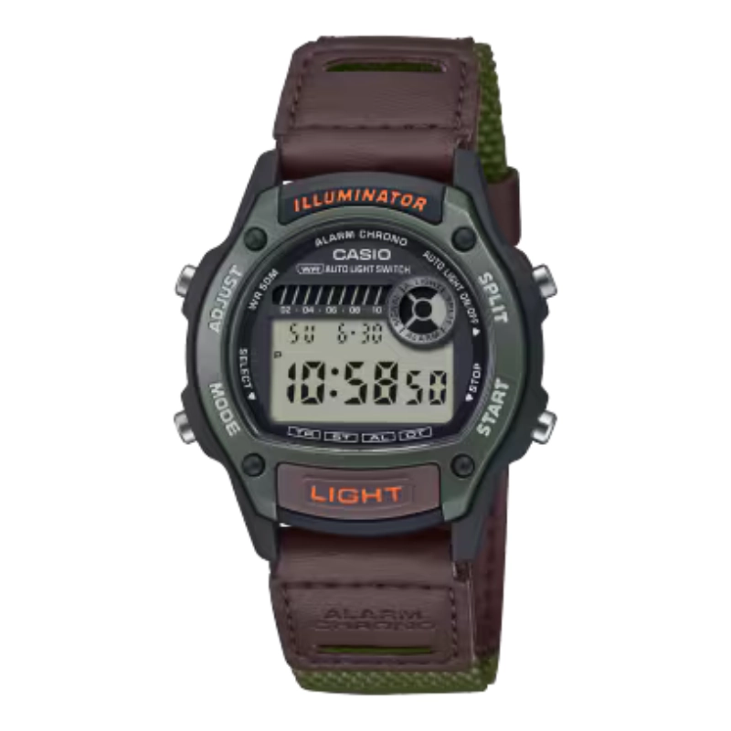 RELOJ DIGITAL CASIO HOMBRE W-220HF-3AVDF - 1