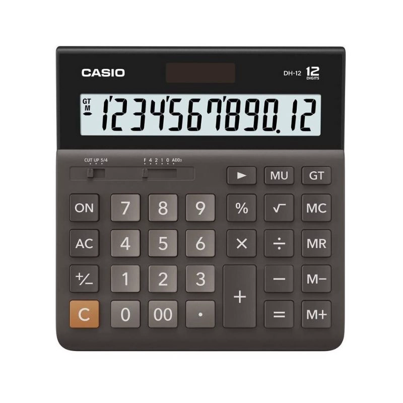 CALCULADORA CASIO DH-12-BK-W-DH - 1