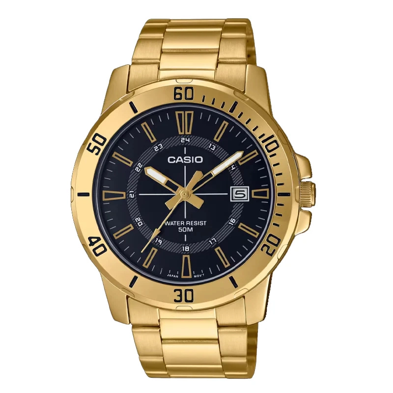 RELOJ ANALOGO CASIO HOMBRE MTP-VD01G-1CVUDF - 1
