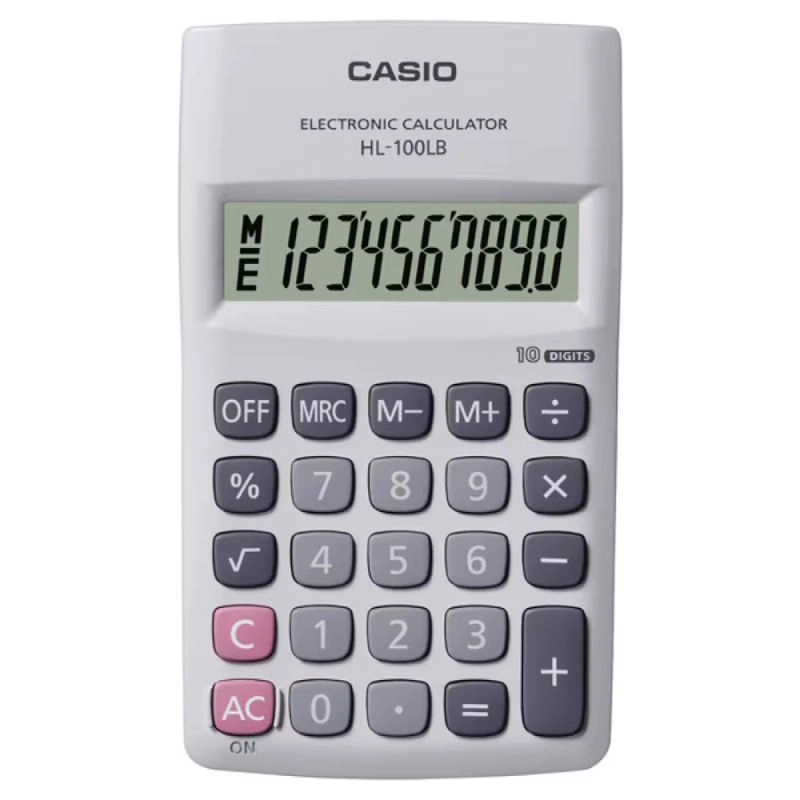 CALCULADORA PORTATIL CASIO HL-100LB - 1