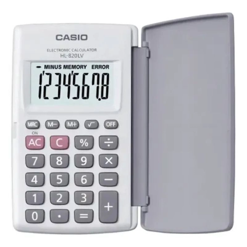 CALCULADORA BOLSILLO CASIO HL-820LV-WE - 1