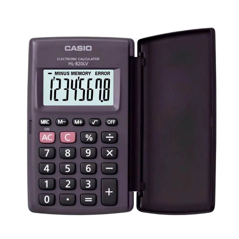 CALCULADORA BOLSILLO CASIO HL-820LV-BK - 1