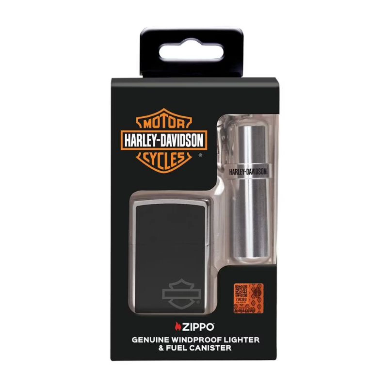 SET ENCENDEDOR ZIPPO HARLEY-DAVIDSON + CANISTER ZP46131 - 1