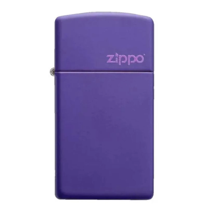 ENCENDEDOR ZIPPO SLIM PURPLE LOGO ZP1637ZL - 1