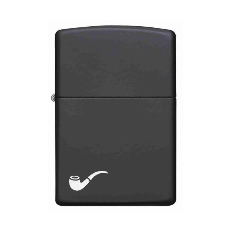 ZIPPO BLACK MATTE PIPE DESIGN ZP218PL SIN BENCINA NEGRO