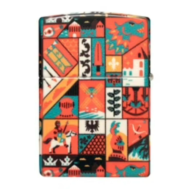 ENCENDEDOR ZIPPO OLD AGES DESIGN MULTICOLOR ZP48786 - 1