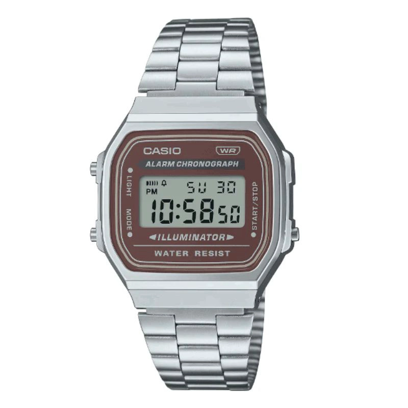 RELOJ CASIO VINTAGE A168WA-5AY - 1
