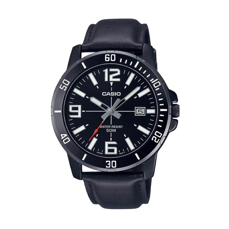 RELOJ ANALOGO CASIO HOMBRE MTP-VD01BL-1BV - 1