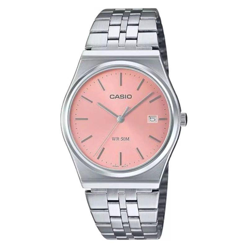RELOJ CASIO ANALOGO MTP-B145D-4AV 'BARBIE' ROSA - 1