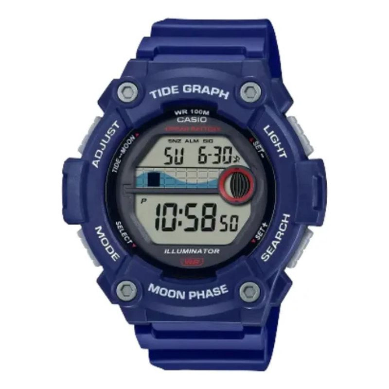 RELOJ CASIO VINTAGE WS-1300H-2AVDF TIDE GRAPH MOONPHASE - 1