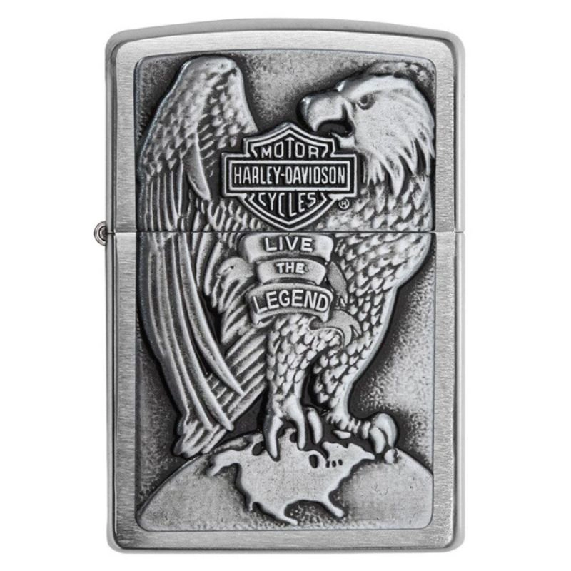 ENCENDEDOR ZIPPO HARLEY-DAVIDSON LIVE THE LEGEND EMBLEM ZP200HD.H231