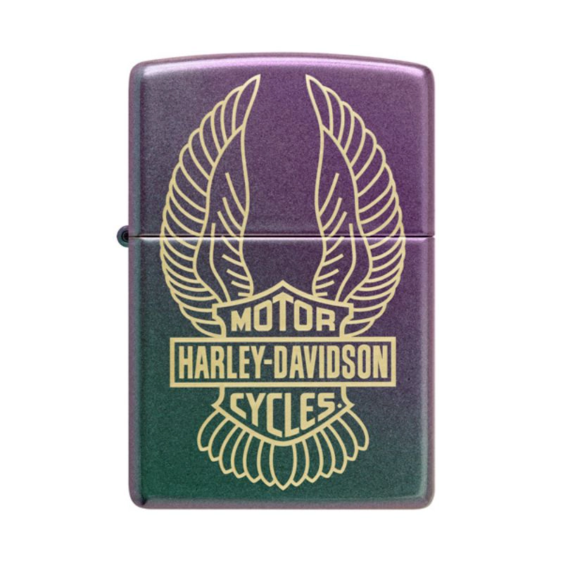 ENCENDEDOR ZIPPO HARLEY-DAVIDSON WINGS LASER ENGRAVE DESIGN ZP46859