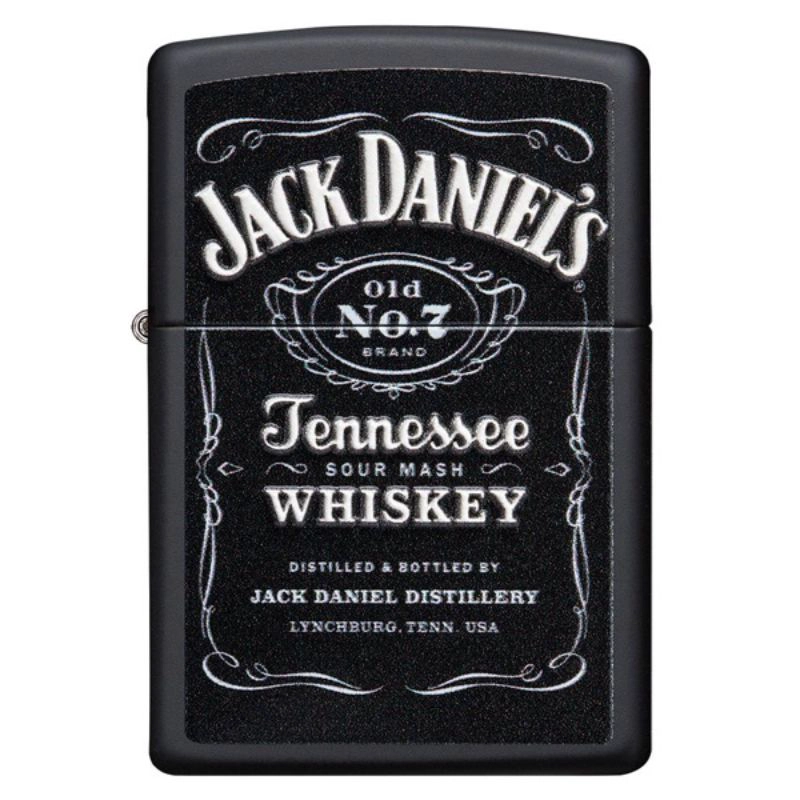 ENCENDEDOR ZIPPO JACK DANIEL’S® TEXTURE PRINT LABEL DESIGN  ZP49281 - 1