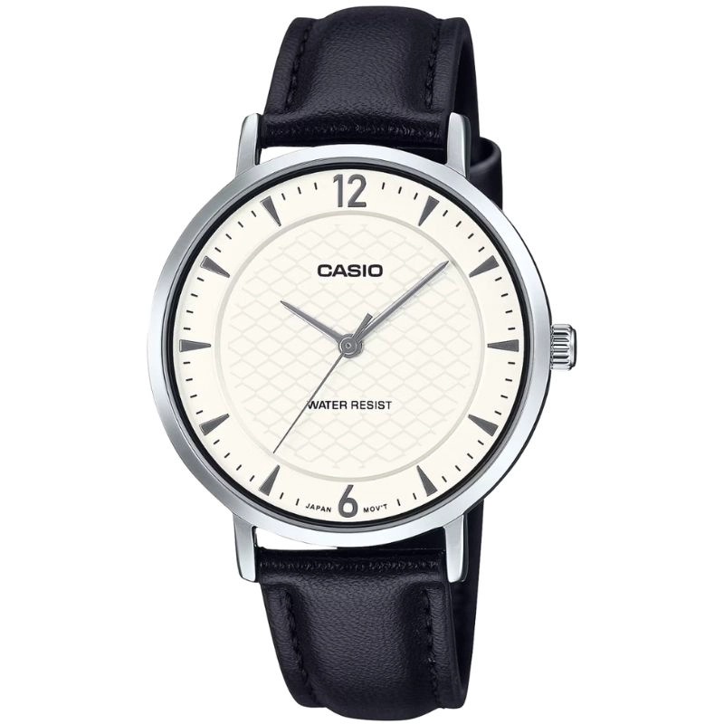 RELOJ CASIO MUJER MINIMALISTA CUERO LTP-VT04L-7A2 - 1