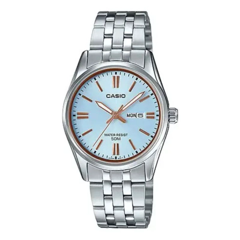 RELOJ ANALOGO PLATEADO CASIO MTP-1335D-2AV - 1