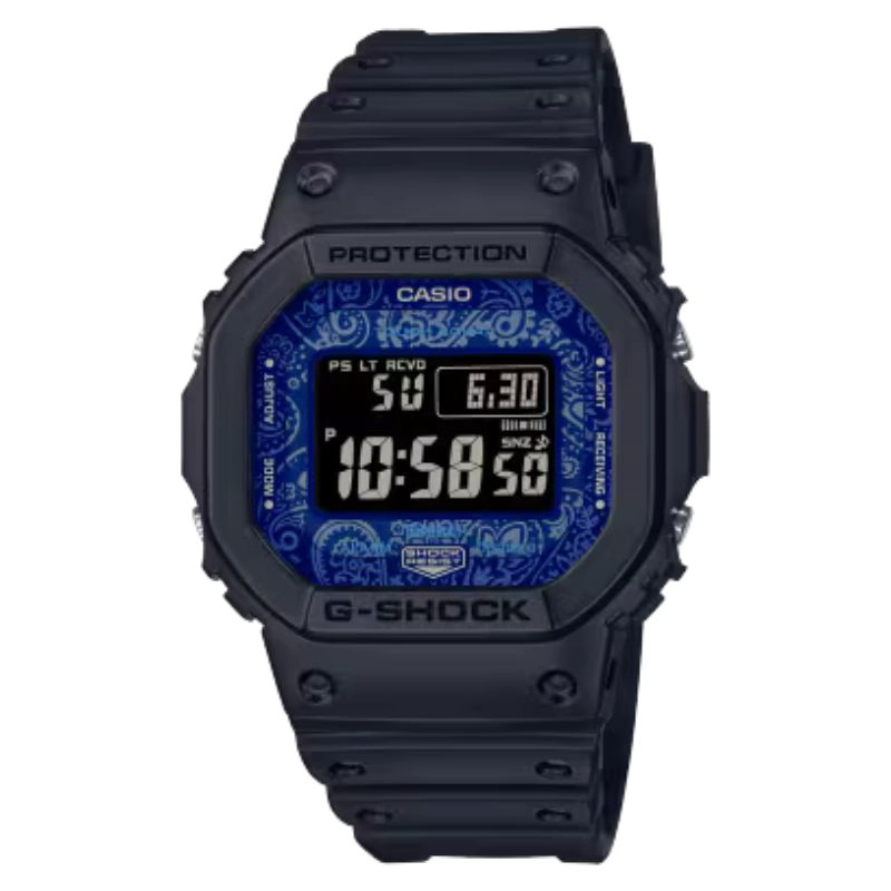 RELOJ CASIO G-SHOCK SOLAR AZUL PAISLEY GW-B5600BP-1DR - 1